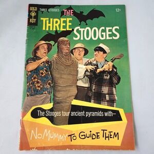 Gold Key The Three Stooges Comic Book No Mummy To Guide Them January 1970 FN  OG